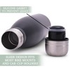 Elanze Designs Survivor Black 17 Ounce Stainless Steel Water Bottle - 2 of 2