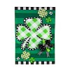 Evergreen Check Clover Garden Applique Flag- 12.5 x 18 Inches Outdoor Decor for Homes and Gardens - 3 of 4