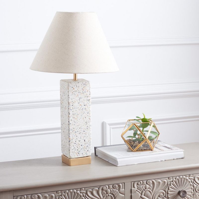 Jannise 21" Table Lamp - Natural/Gold - Safavieh., 2 of 5