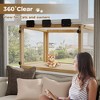 KWPZQEB Waterproof Window Cat Perch Catio, Wood Cat Window Box, Window Catio for Indoor Cats for Playing, Sunbathing, Napping,Nature Friendly Design - 4 of 4