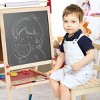 Costway All-in-One Wooden Kid's Art Easel Height Adjustable Paper Roll - image 4 of 4