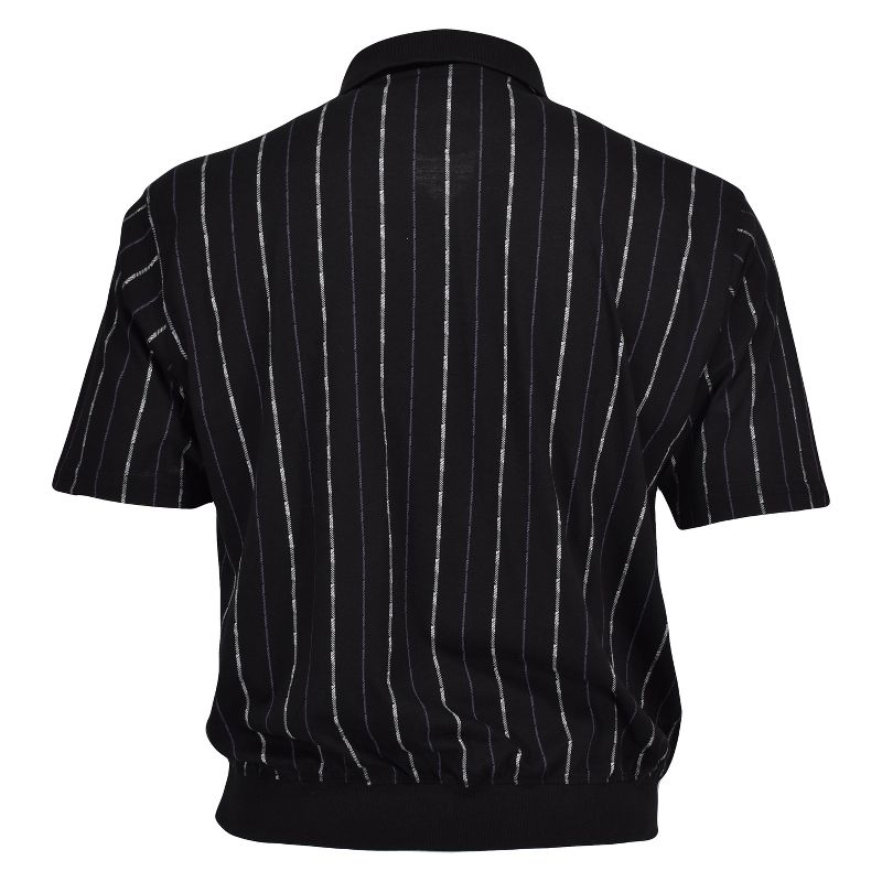 Falcon Bay Men's Short Sleeve Banded Bottom Sport Shirt | Black, 3 of 4