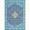 Modern Abstract Area Rugs: Machine Washable Low Pile Carpet, Neutral Non-Shedding Rug for Bedroom, Living Room, Kitchen, Dorm & Entryway - 3 of 4