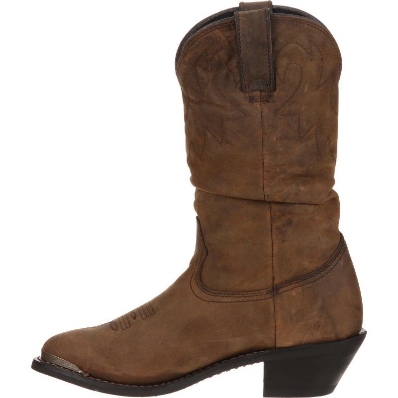 Women's Durango® Women's Distressed Tan Slouch Western Boot, 5 of 8