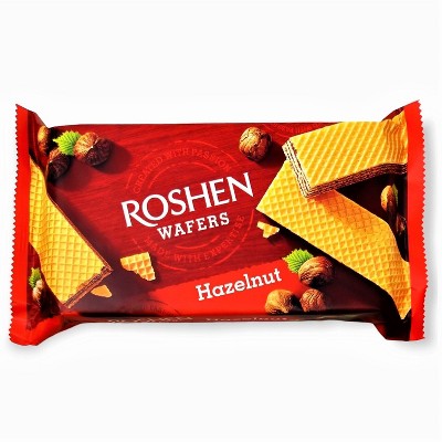 Roshen Crispy Wafer with Hazelnut Filling 216g