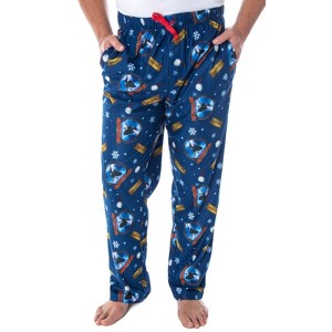 The Polar Express Men's Believe Train Ticket Lounge Sleep Pajama Pants BELIEVE Train Ticket - 1 of 4