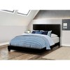 NicBex Transitional Twin/Full/Queen Size Upholstered Panel Bed Frame with Headboard,Box Spring Needed,Easy Assembly,Gray/Brown/Black - 2 of 4