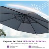 PURPLE LEAF 10 Feet Patio Umbrella Outdoor Cantilever Round Umbrella Aluminum Offset Umbrella with 360-degree Rotation for Garden Pool Patio - 4 of 4