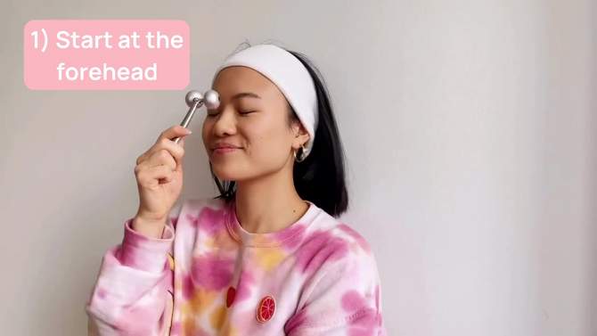 Mei Apothecary Skinsculpt Massaging Beauty Roller Tool, 2 of 6, play video