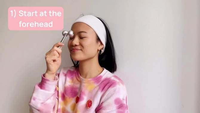 Mei Apothecary Skinsculpt Massaging Beauty Roller Tool, 2 of 6, play video