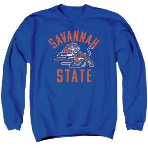 Savannah State University Official Tigers Logo Adult Crewneck Sweatshirt - 1 of 4