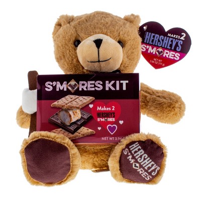 Hershey's Valentine's Day S'mores Kit with Plush Bear - 4.55oz