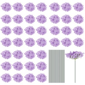 Unique Bargains Wedding Centerpieces Decoration Silk Artificial Hydrangea Flowers - 1 of 4