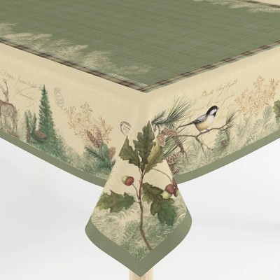 Laural Home Woodland Forest Rectangle Tablecloth
