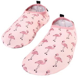 Hudson Baby Kids and Adult Water Shoes for Sports, Yoga, Beach and Outdoors, Flamingo - 1 of 3