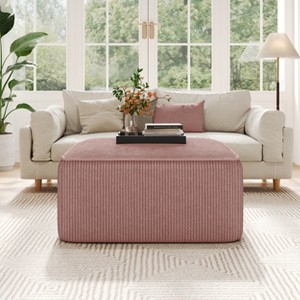 Christopher Knight Home Yzabella Modern Indoor Versatile Upholstered Square Ottoman - 1 of 4
