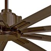 96" Minka Aire Rustic Large Indoor Ceiling Fan with Remote Control Oil Rubbed Bronze for Living Room Kitchen Bedroom Family Dining - 3 of 4