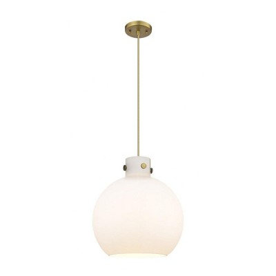 Newton Sphere - 1 Light Pendant In Industrial Style-15.38 Inches Tall and 14 Inches Wide