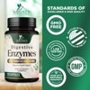 Digestive Enzymes with Probiotics - Probiotic Multi Enzymes with Probiotics and Prebiotics for Digestive Health - 120 Capsules - 3 of 4