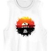 Full Metal Jacket Soldier Sunset March Crew Neck Sleeveless Men's White Tank Top - 2 of 3