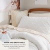 Queen Comforter Set -Bedsure 3Pcs Comforter Bedding Set with Intricate Solid Embroidery - 4 of 4