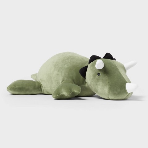 Детские мягкие игрушки Pillowfort Dinosaur Weighted Plush Kids' Throw Pillow Green