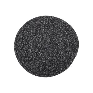 Unique Bargains Trivet Round Rope Woven Mat Cotton Non-woven Fabric 7.87"x7.87"x0.31" - 1 of 3