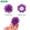 Unique Bargains Mesh Fabric Full Chiffon Flowers for DIY 12 Pcs - 3 of 4