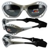 3 Pairs of Birdz Eyewear Seahawk Safety Goggles with Flash Mirror, Blue, Smoke Lenses - 3 of 4