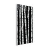 Stupell Industries Black White Modern Birch Trees Dark Forest Wall Plaque Art - 3 of 4
