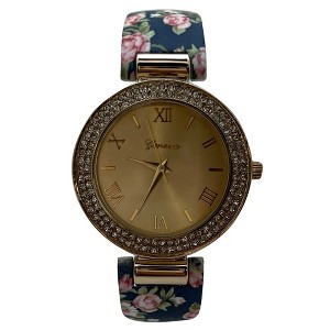 Olivia Pratt Printed Soft Band Bangle Women Watch - 1 of 3