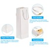 Unique Bargains Paper Reusable Sturdy Wine Tote Bag Gift Bags with Rope Handles 12 Pcs - 3 of 4