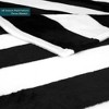 White and Black Print Blanket, Soft Polyester Throw for All Seasons, Ideal for Home Decor, Travel, Christmas Gift - 3 of 4