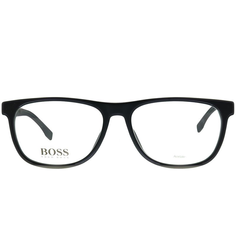 Hugo Boss BOSS0985 003 Unisex Rectangle Eyeglasses Matte Black 55mm, 2 of 4