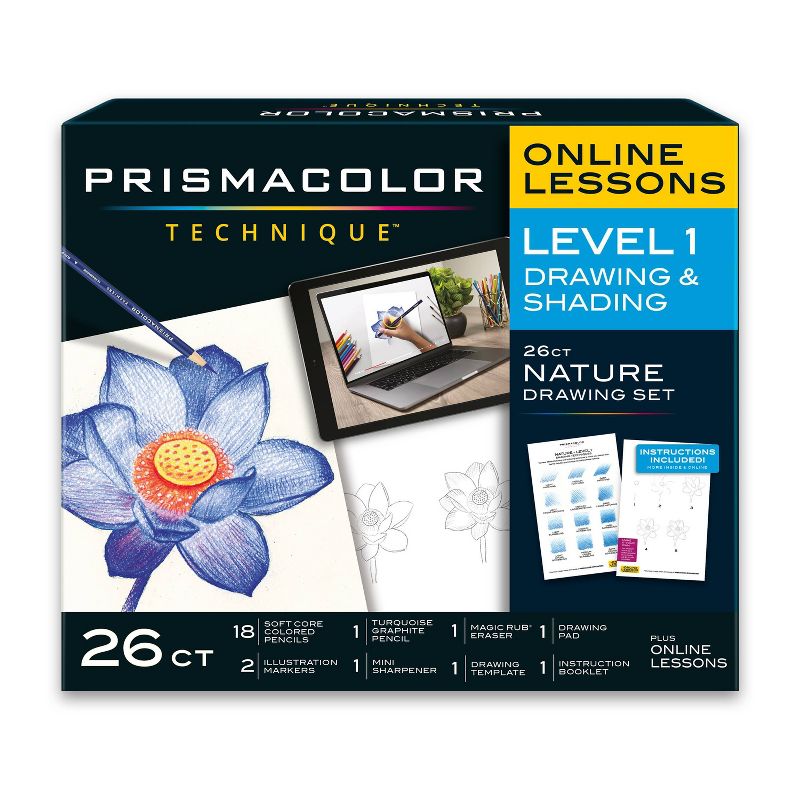 Prismacolor Technique 26pk Nature Drawing Pencils with Digital Lessons, 1 of 7