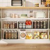 MaseiKar Metal Wire Basket Pantry Baskets Foldable Cabinet Organizers with Handles-6, Food Storage Freezer Organizer Bins for Kitchen Bathroom - 4 of 4