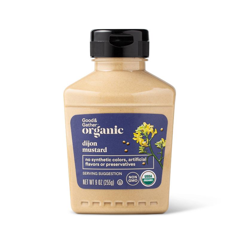Organic Dijon Mustard - 9oz - Good &#38; Gather&#8482;, 1 of 6