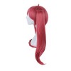 Unique Bargains Women's Halloween Wigs 28" Red with Wig Cap - image 3 of 4