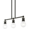 Livex Lighting Lansdale 3 - Light Chandelier in  Black/Brushed Nickel - 2 of 4