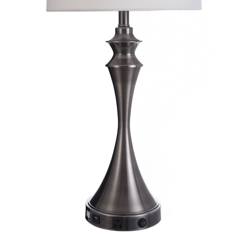 Table Lamp Brushed Steel Finish - StyleCraft, 4 of 8