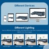 YOOCOZZ Sectional Sofa with Built-in Phone Holder and Charger, Side Storage Pockets, and Movable Ottoman - 3 of 4