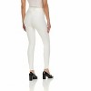 Premium Women's Stretch Ponte Pants With 5 Stylish Pockets - Perfect for Wear to Work - Dressy Leggings MS-1000 White X-Large - 2 of 2