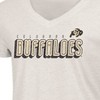 NCAA Colorado Buffaloes Women's Oatmeal V-Neck T-Shirt - 3 of 3