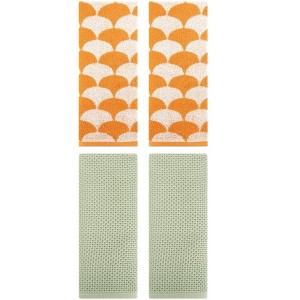 REGALWOVEN 4 Pcs Cotton Bathroom Decorative Hand Towels - 1 of 4