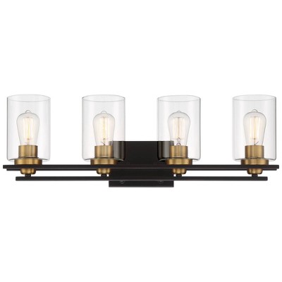 Bronze 30" Cylinder Direct Wired Electric Wall Light
