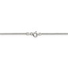 Black Bow Jewelry 1.2mm Sterling Silver Solid Classic Round Snake Chain Necklace - 4 of 4