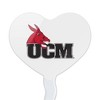 University of Central Missouri Primary Logo Heart Love Cupcake Picks Toppers Decoration Set of 6 - 2 of 4