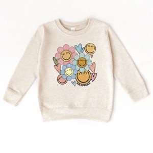 The Juniper Shop SmileyWorld Flower Smiley Face Toddler Sweatshirt - 1 of 4