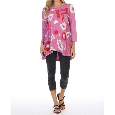 Women's Geo Play Wave Knit Top - Jess & Jane