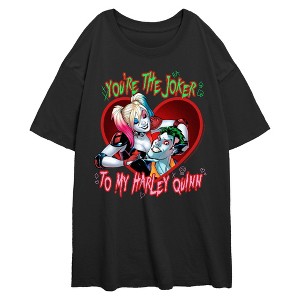 Junior's Batman If I'm The Joker You're My Harley T-Shirt - 1 of 2